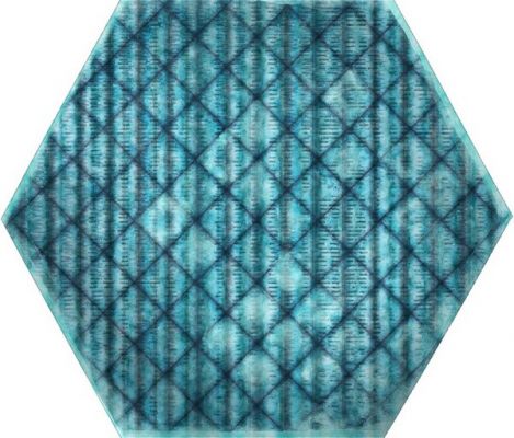 TRIBU Blue Shiny Hexa 23.2x26.7