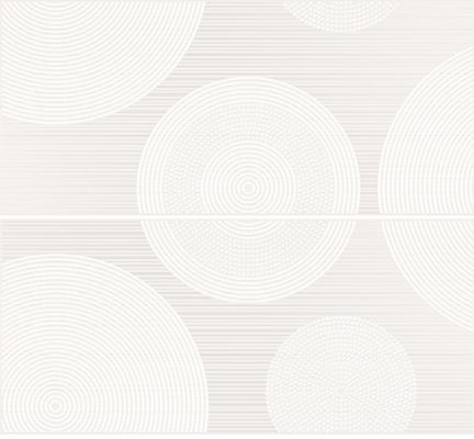 TV2F052 Tiffany панно белый 40x44