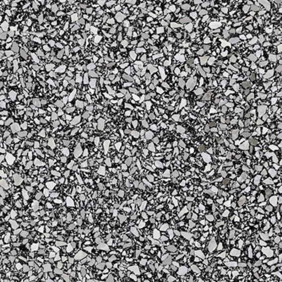 Terrazzo Black Lappato 75.5x75.5