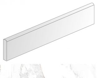 Titan-R rodapie Semele-R Blanco 9.4x59.3