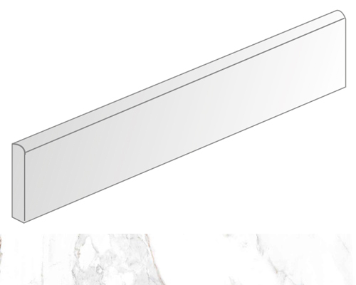 Titan-R rodapie Semele-R Blanco 9.4x59.3