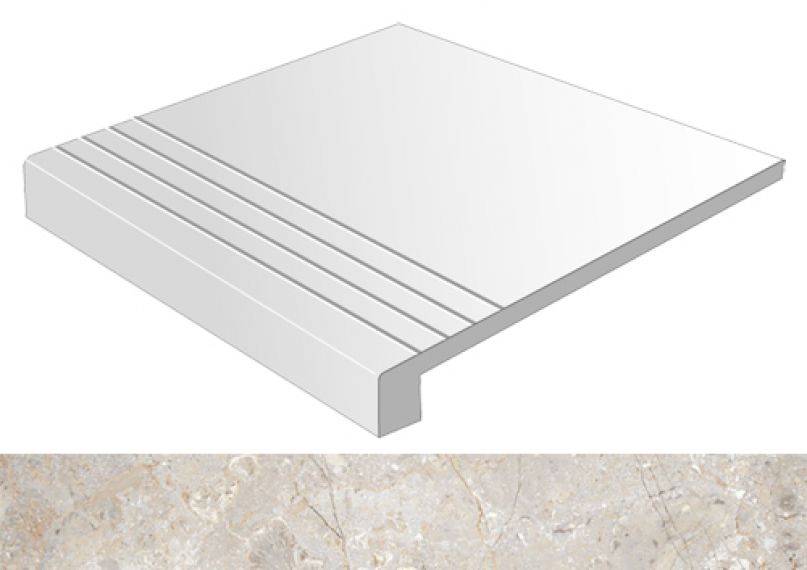 Titan gradone Paros Grafito 60x60 