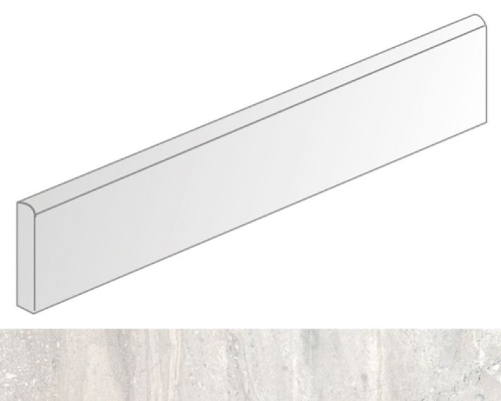 Titan rodapie Medea Gris 9.4x60