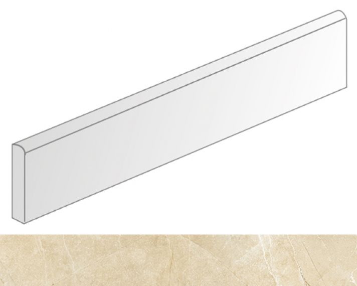 Titan rodapie Vero Crema 9.4x60