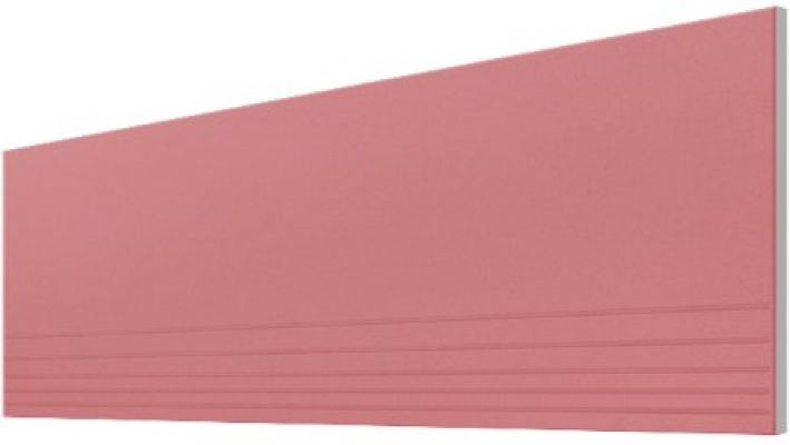 UF023 (насыщенно-красный моноколор) ступень матовая 120х29,5 