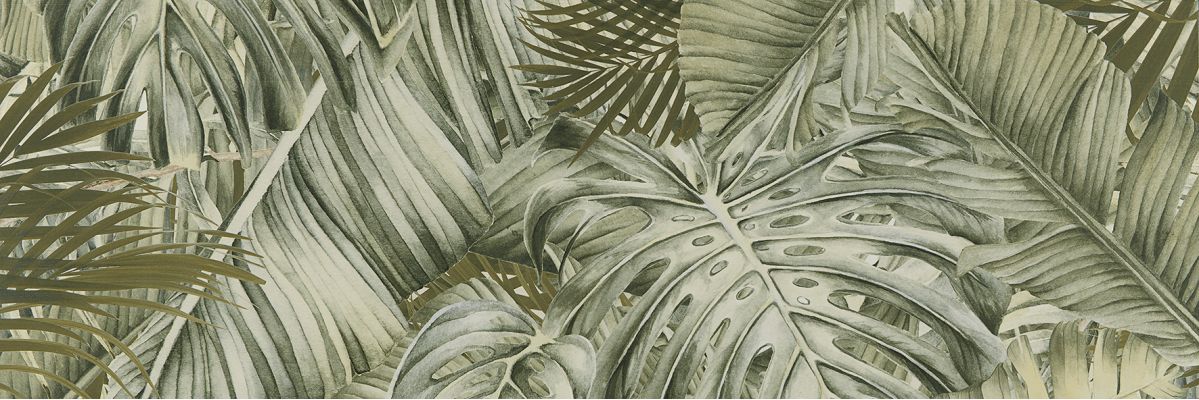 Vegetal Trend Green Rect. 33.3x100