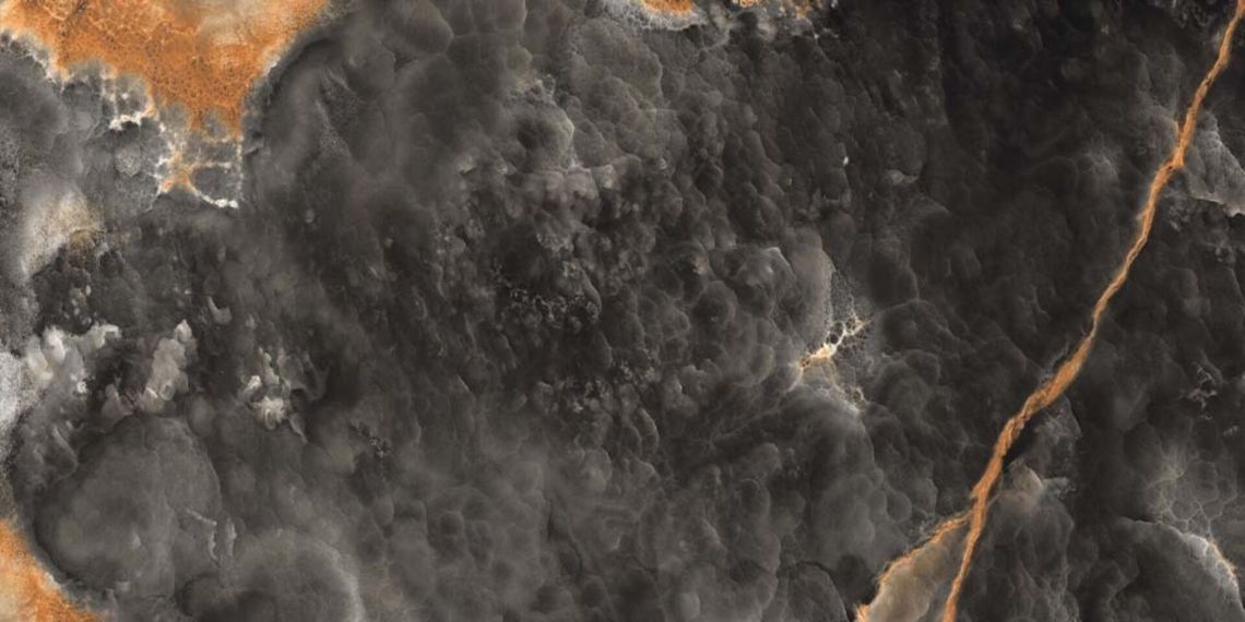 Volcanic Nero Shiny Sugar 60x120