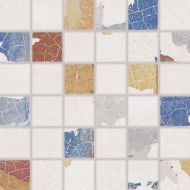 WDM06796 Betonico mosaic multicoloured 30x30