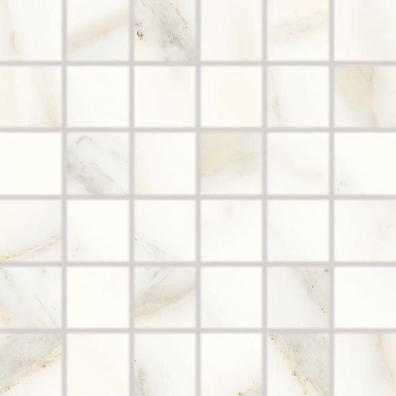 WDM06830 CAVA mosaic white glossy 30x30