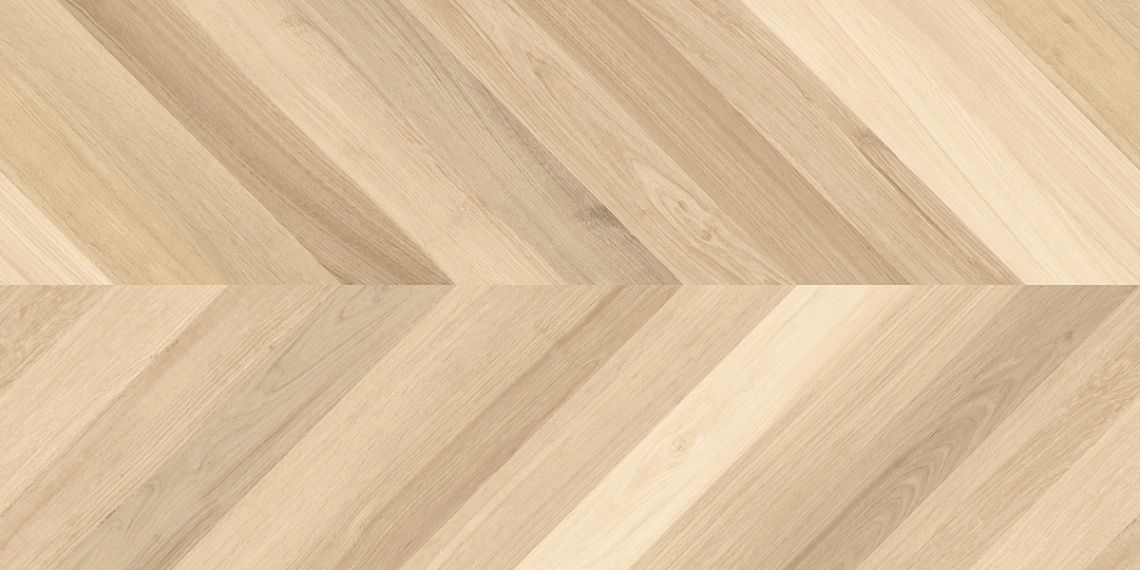 Wood Royal Almond Chevron M бежевый матовый карвинг 60х120