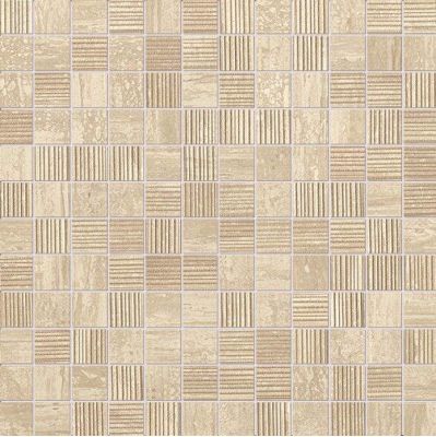 fLTG Roma Travertino Mosaico 30.5x30.5