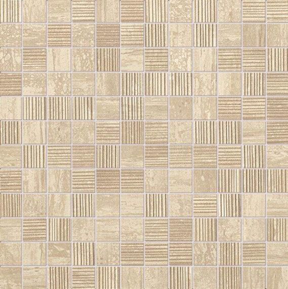 fLTG Roma Travertino Mosaico 30.5x30.5