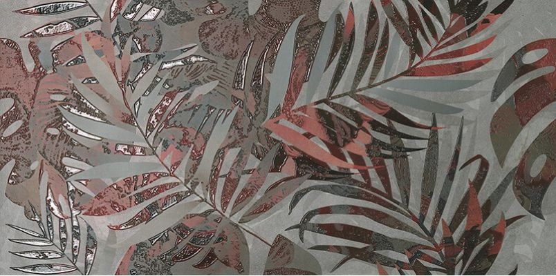 fQK2 Плитка Murals Tropic Ibisco 80x160