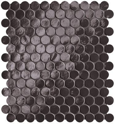 fROK Мозаика Glim Lavagna Round Mosaico Brillante 29,5x32,5