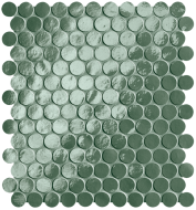 fROO Мозаика Glim Salvia Round Mosaico Brillante 29,5x32,5