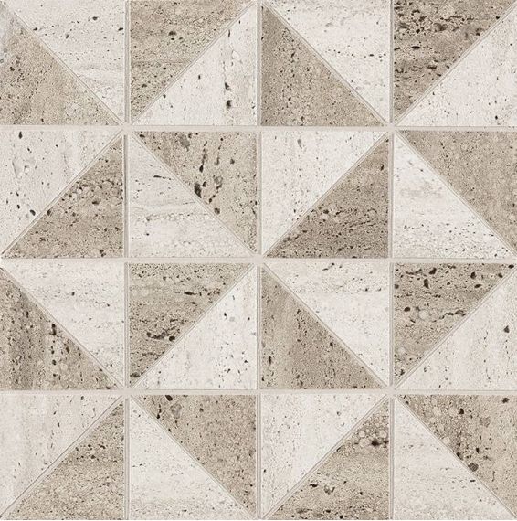fTQT Мозаика Materia Classica Tortora Bianco Icon B Mosaico 30x30