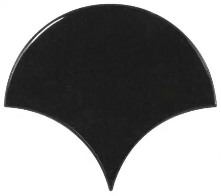 21967 Плитка Fan Black 10,6х12