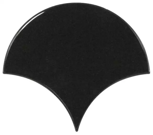 21967 Плитка Fan Black 10,6х12