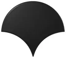 21976 Плитка Fan Black Matt 10,6х12