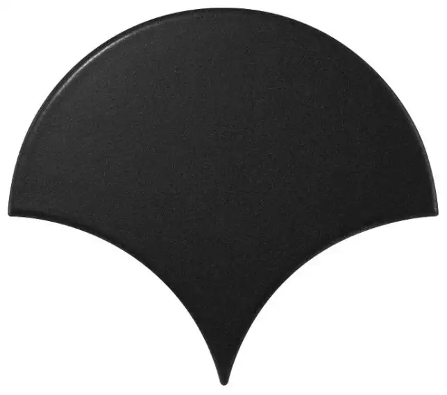 21976 Плитка Fan Black Matt 10,6х12