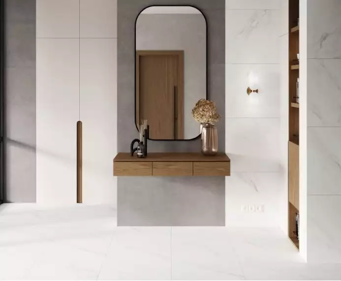 Calacatta Michael белый лаппатированный шайн 60х120