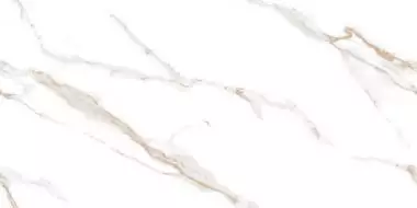 Calacatta Sharp Gold Белый Полированный 60х120