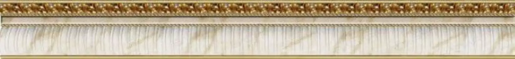 Cenefa Relieve Davos Oro 9x85