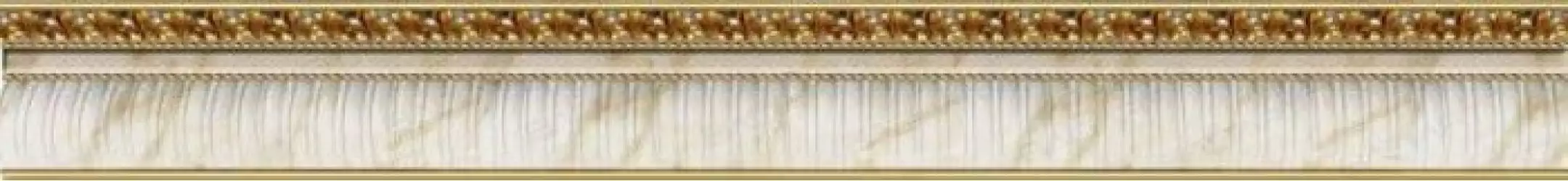 Cenefa Relieve Davos Oro 9x85