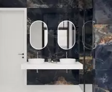 Interstellar Black чёрный полированный 80х80