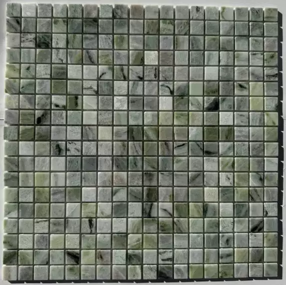 PIX312 Мозаика Jet Green полированная 15x15 305х305х4
