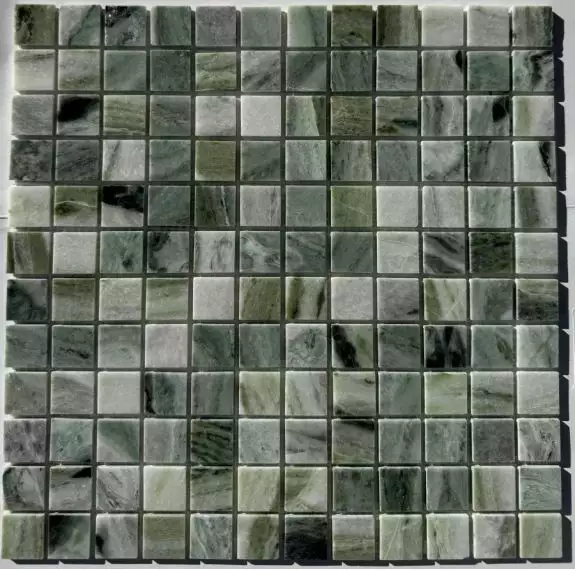 PIX314 Мозаика Jet Green полированная 23x23 305х305х4