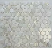 PIX751 Мозаика из натурального перламутра HEX25 285х295x2
