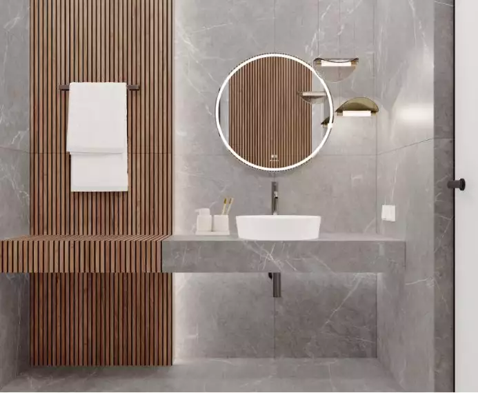 Pietra Grey серый матовый карвинг 60х60