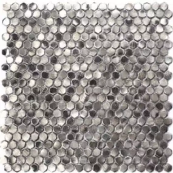 S027 Мозаика Stamping Aluminum Silver 30,3x30,3x0,6