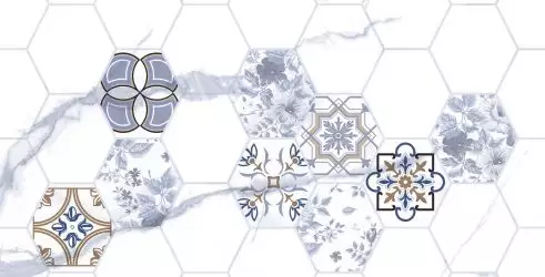 TP3670H1 Декор Киана Гексагон ректификат 30x60
