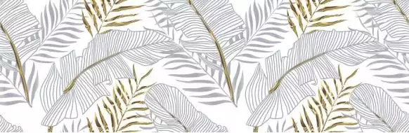 1664-0203 Декор Диаманте листья 20х60