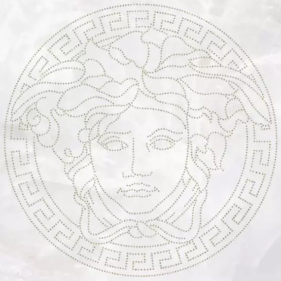 0262750 MEDUSA GLITTER BIANCO 39x39