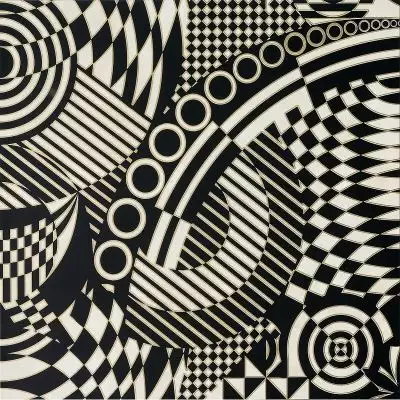0262767 Optical Bianco/Nero (mix 2 soggetti) 78x78