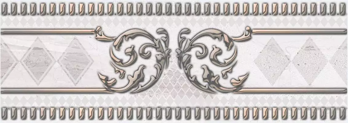05-01-1-72-03-06-1105-0 Бордюр Лаурия серый 7х20