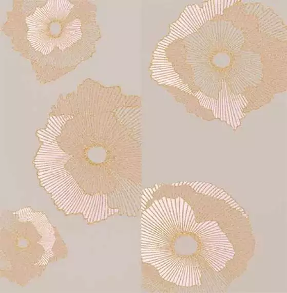 06-01-1-36-03-13-2434-0 Плитка Панно Mono Golden flowers 60х60