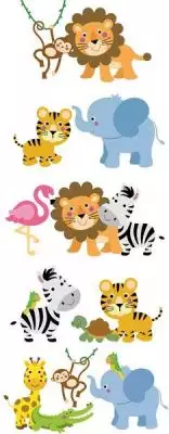 06-01-1-52-05-01-3026-0 Плитка Панно Kids Safari 40х100