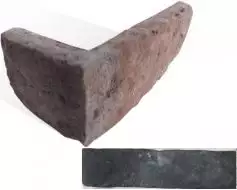 1-35-07 Старый кирпич Угловой элемент 17x6x7