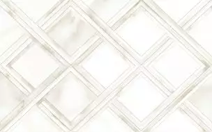 10100001120 Плитка Calacatta Gold Белый ромбы 40*25