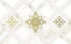 10300000203 Плитка Calacatta Gold Белый Декор 40x25