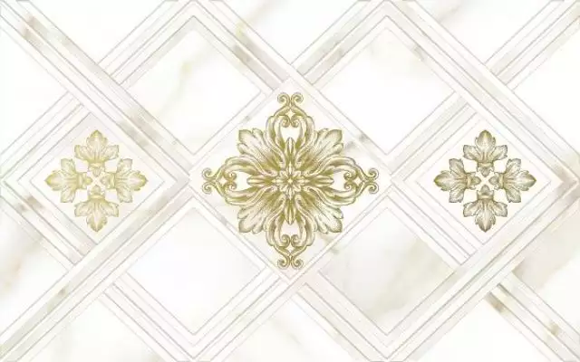 10300000203 Плитка Calacatta Gold Белый Декор 40x25