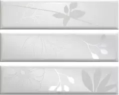 1038450 Ins. S/3 Flair Bianco 14x56