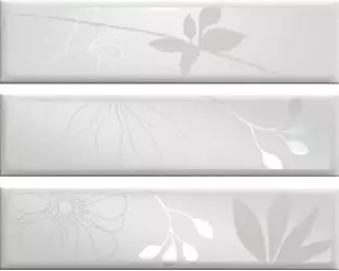 1038450 Ins. S/3 Flair Bianco 14x56