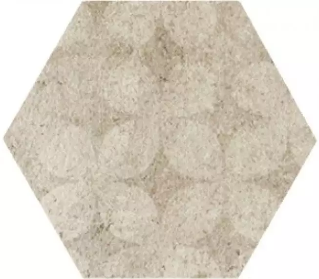 1047251 RIABITA ESAGONA FABRIC NATURAL 24x27,7