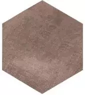 1047331 DOCKLANDS BROWN HEXAGONE 24x27,7