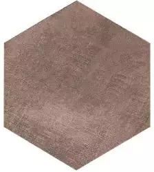 1047331 DOCKLANDS BROWN HEXAGONE 24x27,7